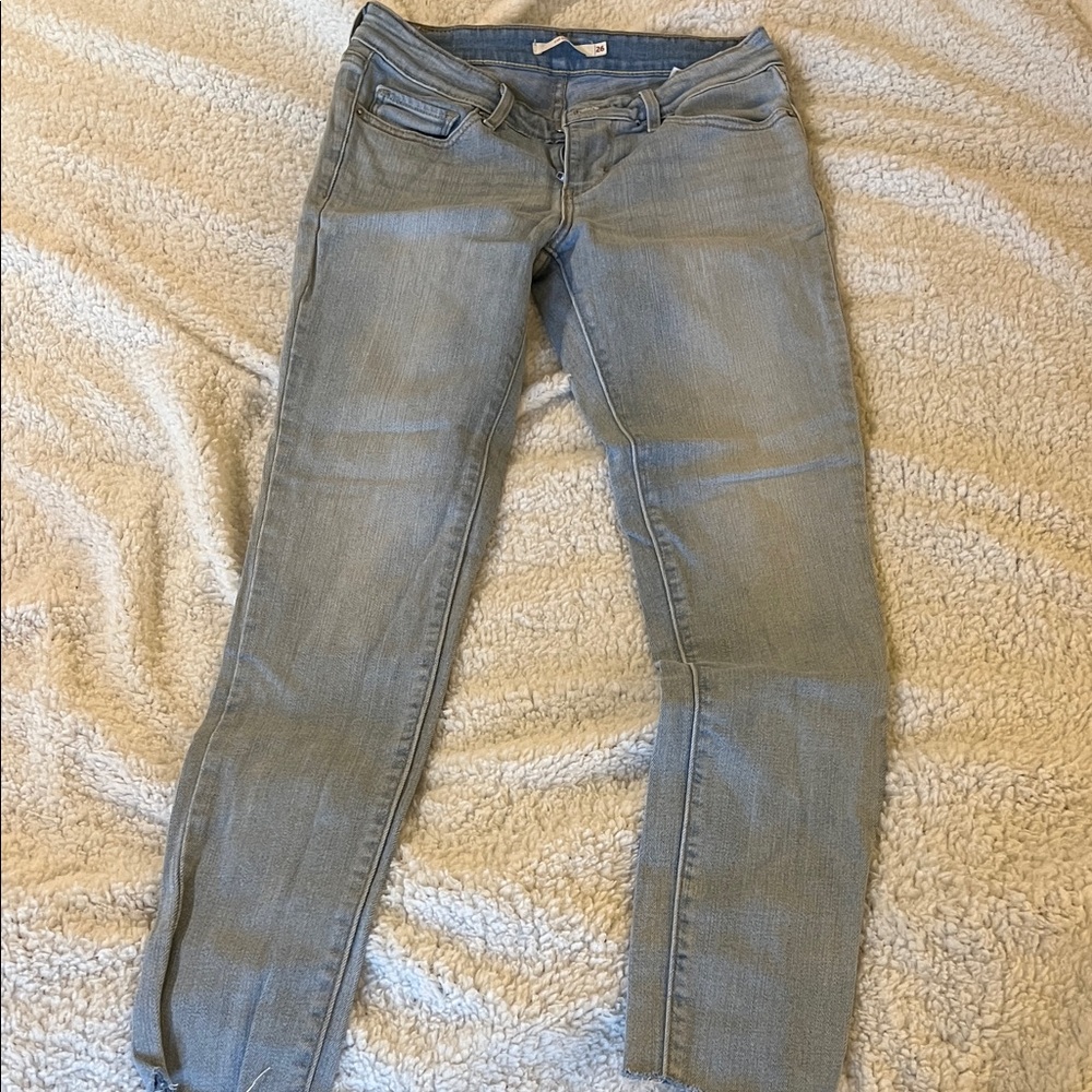 Stylish Gray Women's Jeans